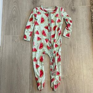 Posh Peanut Watermelon Footed Sleeper